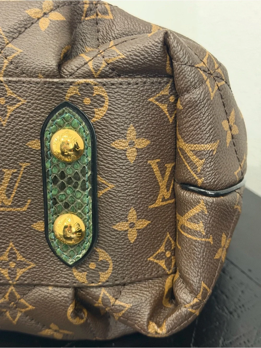 LOUIS VUITTON Monogram Etoile Exotique MM Green